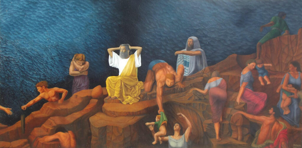 My dear reader, please let me first talk about this painting before I start to talk about the story behind it, well, the first thing I am eager to make it clear that this piece of art have been designed & created by me and it's not reproduced, the second t