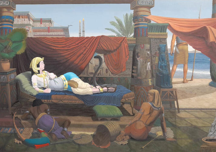 Amazed by the Miracle My dear reader, please let me first talk about this painting before I start to talk about the story behind it, well, the first thing I am eager to make it clear that this piece of art have been designed & created by me and it's not reproduced, the second t